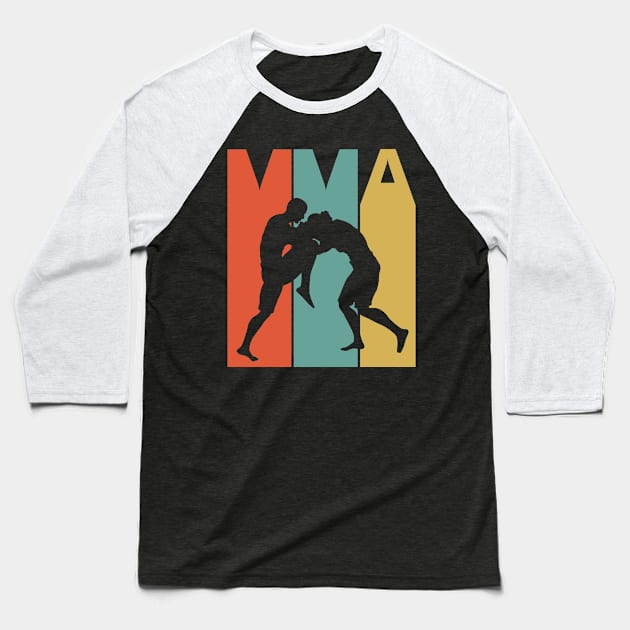 Vintage Mixed Martial Arts MMA Baseball T-Shirt by GWENT